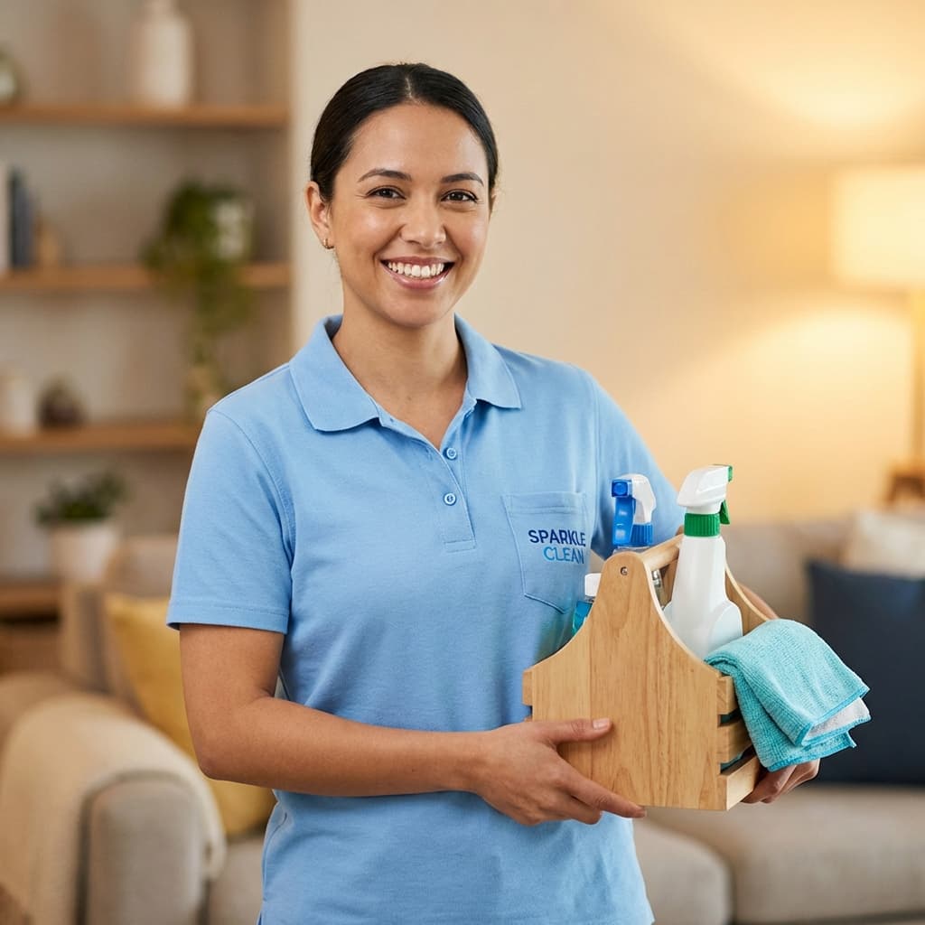 Intervenante ménage La Douce Routine souriante et professionnelle