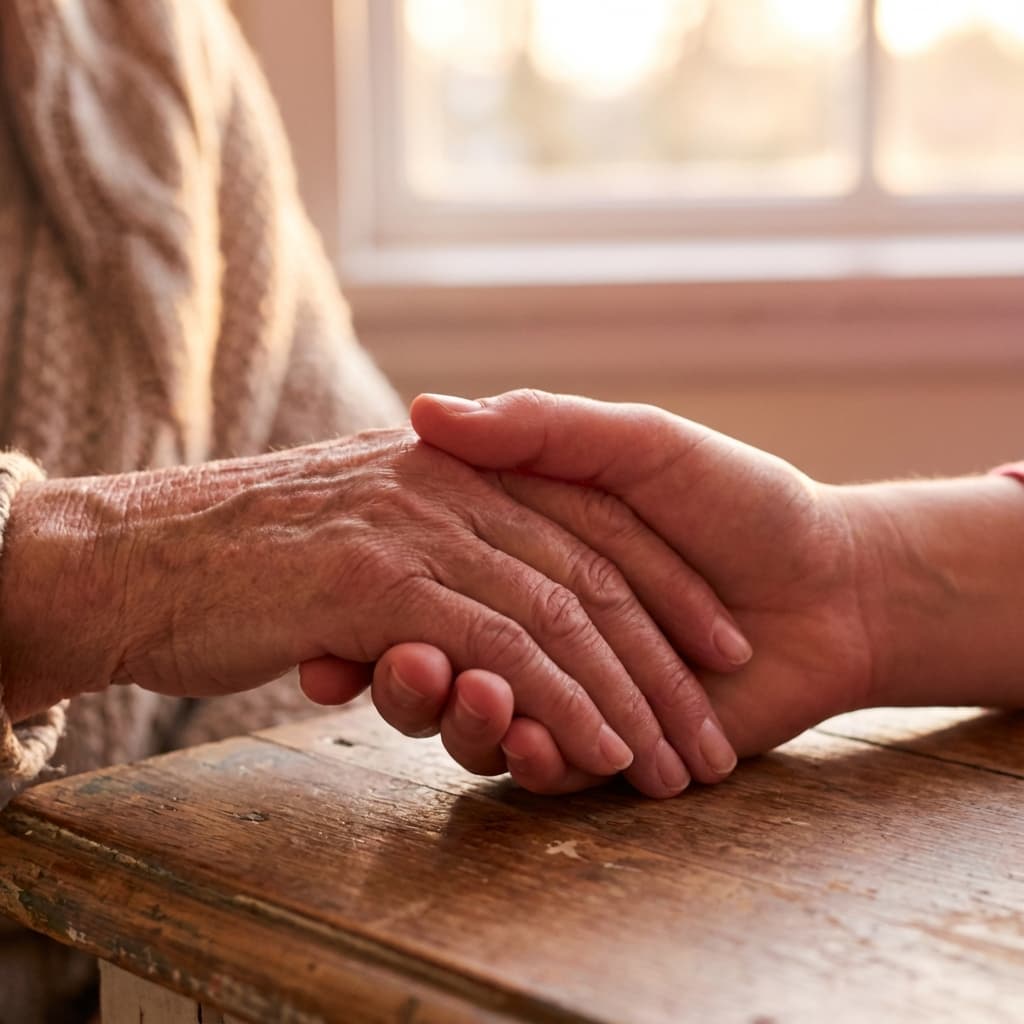 Aide quotidienne bienveillante pour senior